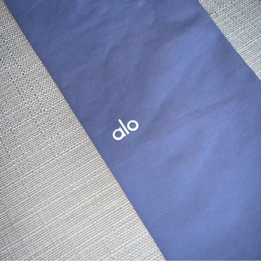 ALO Yoga Purple Leggings High Waist Stretchy - Picture 6 of 7